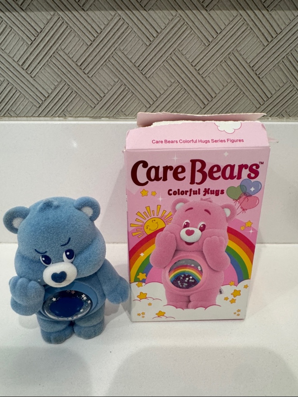 POP MART Care Bears Colorful Hugs Series figure the Grumpy Bear character